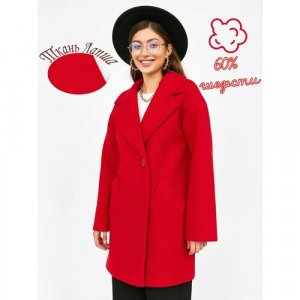 Пальто , размер 40, красный Louren Wilton. Цвет: красный