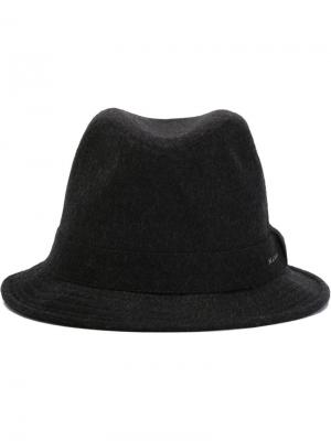 Фетровая шляпа Kiton. Цвет: серый