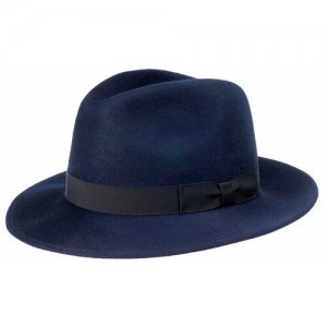 Шляпа, размер 57, синий Bailey. Цвет: синий