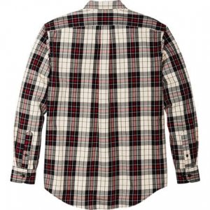 Легкая рубашка Alaskan Guide мужская , белый/черный/красный Filson