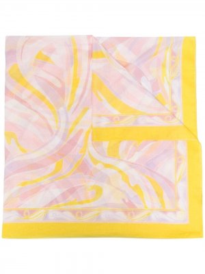 Саронг с принтом Vetrate Emilio Pucci. Цвет: розовый