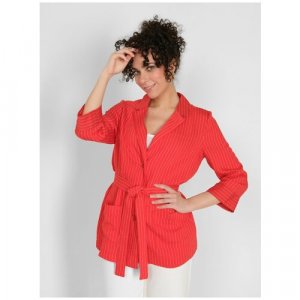 Пиджак , размер 44, красный Profito Avantage. Цвет: красный