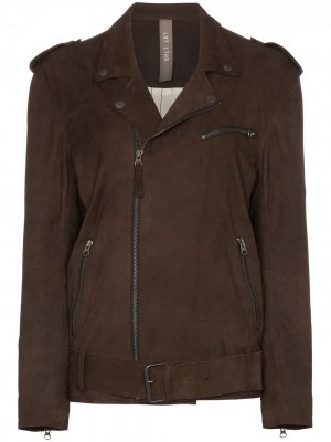 Байкерская куртка Lot Lthr. Цвет: коричневый