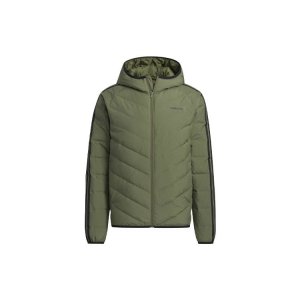 Neo M 3S Lightweight Down Hooded Jacket Men Outerwear Dark-Olive-Green H45255 Adidas