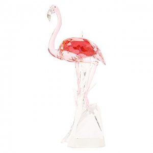 Скульптура Flamingo Swarovski. Цвет: розовый