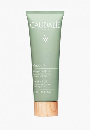 Маска для лица Caudalie очищающая Vinopure, 75 мл. Цвет: зеленый
