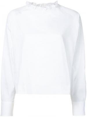Ruffle collar blouse Atlantique Ascoli. Цвет: белый