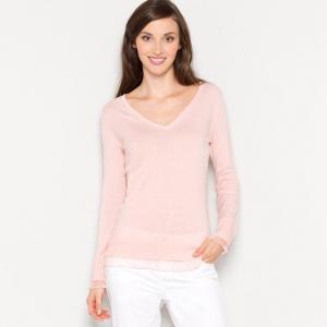 Пуловер R essentiel. Цвет: светло-розовый