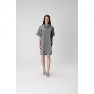 Платье , размер 44, серый Chapurin. Цвет: серый