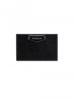 Кожаный кошелек Antigona Bifold, черный Givenchy