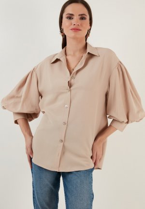 Блузка-рубашка LOOSE FIT , цвет stone LELA