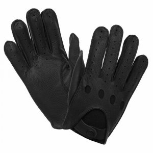 Перчатки , размер 9, черный Tony Perotti. Цвет: черный