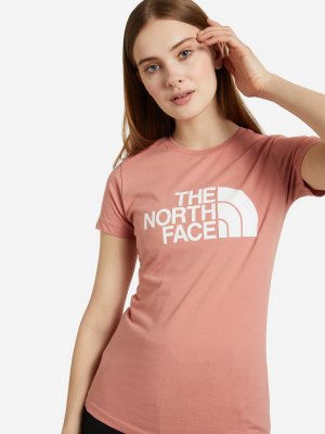Футболка женская Easy, Розовый The North Face. Цвет: розовый