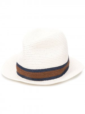 Соломенная шляпа Ermenegildo Zegna. Цвет: белый