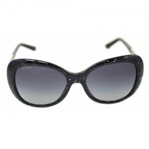 Очки 8199-B 5412/8G DIVAS DREAM Women Oval Square Sunglasses BLACK MAMBA GREY BVLGARI. Цвет: черный