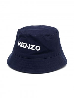 Панама с логотипом Kenzo Kids. Цвет: синий