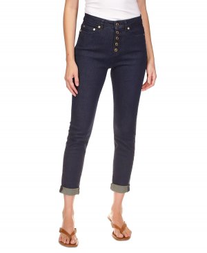 Женские укороченные джинсы-скинни selma с высокой посадкой, обычные и миниатюрные , мульти Michael Kors
