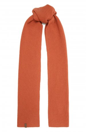 Кашемировый шарф Brunello Cucinelli. Цвет: оранжевый