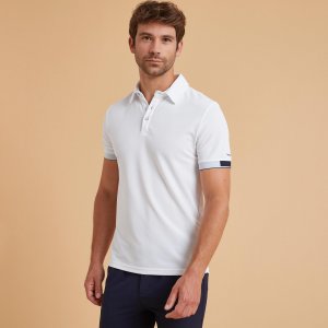 Рубашка-поло для верховой езды Decathlon , белый Fouganza