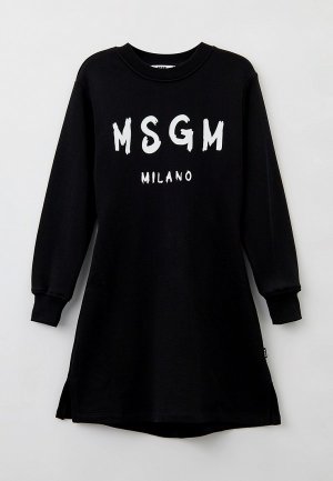 Платье MSGM Kids. Цвет: черный