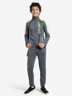 Спортивный костюм для мальчиков , Серый, размер 128 Demix. Цвет: серый
