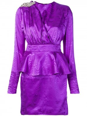 Вечернее платье с узором Dodo Bar Or. Цвет: фиолетовый