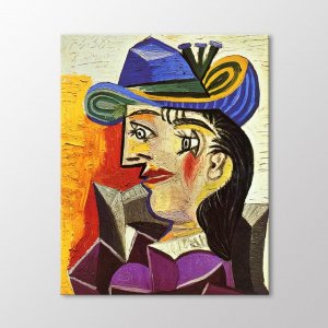 Картина Женщина с голубой шляпой Arty