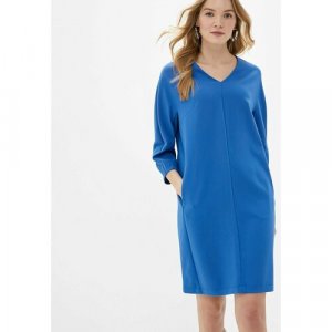 Платье , размер 52, синий LeaVinci. Цвет: синий