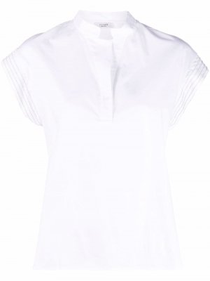 Button-placket shirt Peserico. Цвет: белый