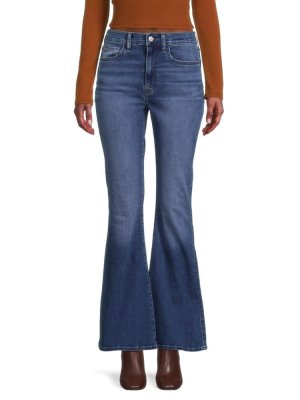 Расклешенные джинсы Heidi с высокой посадкой , цвет Beverly Blue Hudson