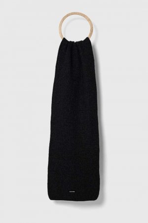 Шерстяной шарф, серый Calvin Klein