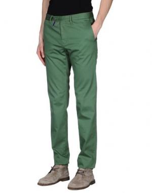 Повседневные брюки G.T.A. MANIFATTURA PANTALONI. Цвет: изумрудно-зеленый