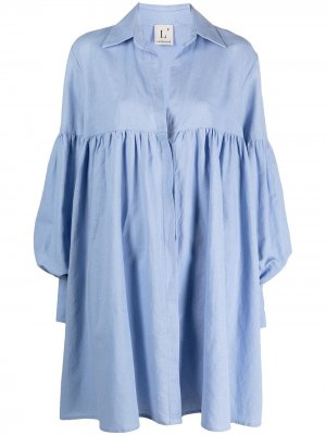LAutre Chose платье-рубашка с длинными рукавами L'Autre. Цвет: синий