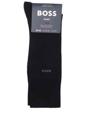 Носки хлопковые Marc BOSS. Цвет: черный