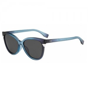 Солнцезащитные очки FF 0125/F/S MQS [FEN-230478MQS56Y1D] FENDI. Цвет: синий