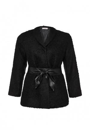 Пальто Lamania Elegant. Цвет: черный