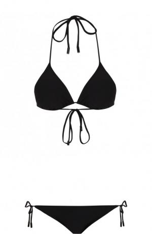 Однотонный раздельный купальник Givenchy. Цвет: черный