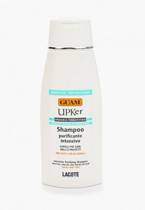 Шампунь Guam Для волос интенсивный очищающий, Линия UPKER, 200 мл.. Цвет: прозрачный