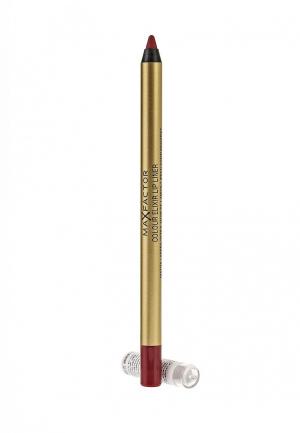 Карандаш для губ Max Factor Colour Elixir Lip Liner 12 тон red blush. Цвет: бордовый