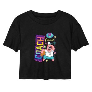 Укороченная футболка с рисунком «Губка Боб Квадратные Штаны Патрик» для юниоров Nickelodeon