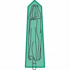 Чехол специальный для солнечного зонта La Redoute Interieurs. Цвет: зеленый