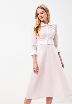 Платье Demurya Collection. Цвет: розовый