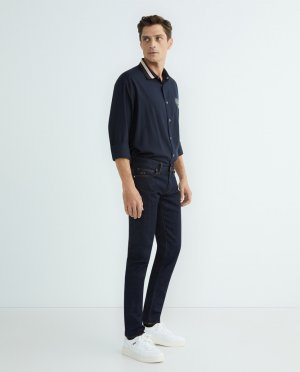 Мужские темные джинсы скинни J14 , индиго Armani Exchange