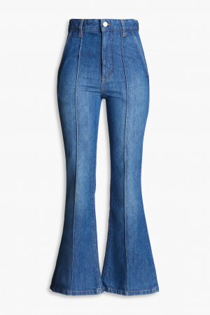 Расклешенные джинсы с высокой посадкой , средний деним Victoria Beckham
