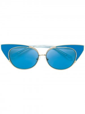 X Linda Farrow солнцезащитные очки Nº21. Цвет: синий