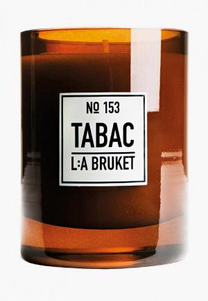 Свеча ароматическая La Bruket Tabac / Табак, 260 g. Цвет: коричневый