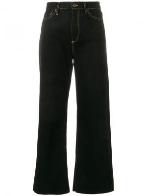 Широкие джинсы с высокой талией Simon Miller. Цвет: черный
