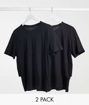Набор черных футболок -Черный Tom Tailor