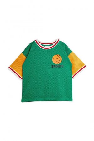 Детская футболка Корзина, зеленый Mini Rodini