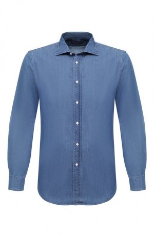 Джинсовая рубашка Ralph Lauren. Цвет: синий
